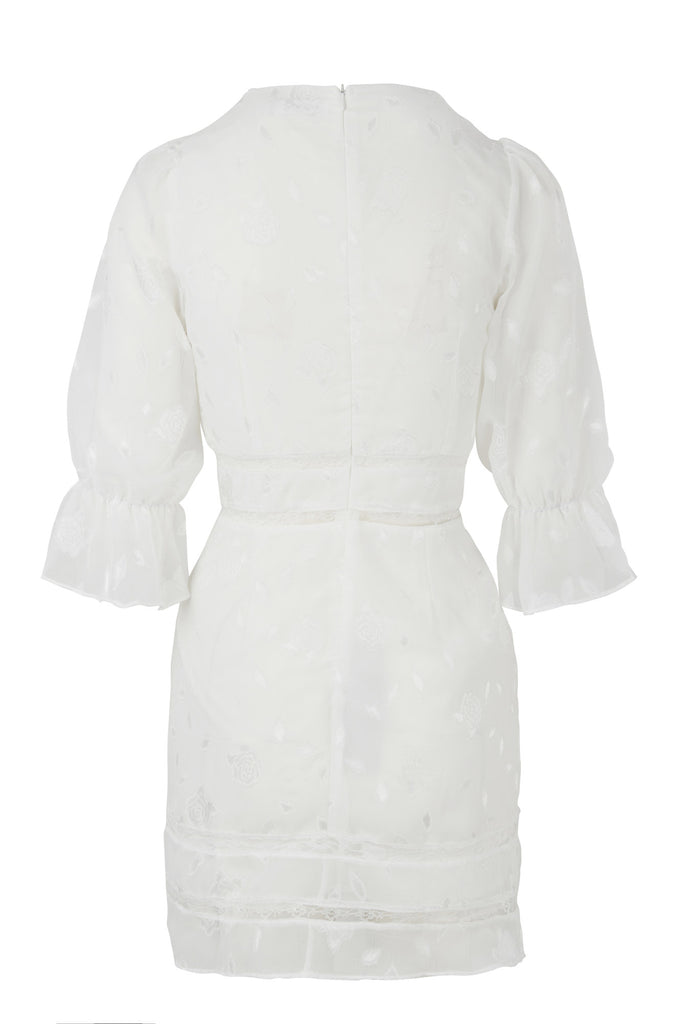 White Bodycon Mini Dress
